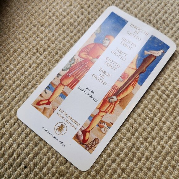 Giotto Tarot Lo Scarabeo Guido Zibordi 2001 OOP Out of Print 78 Tarot Card Deck - Picture 3 of 8